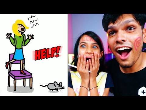 CAN YOU SAVE HER FROM THE MOUSE ? (Just Draw)