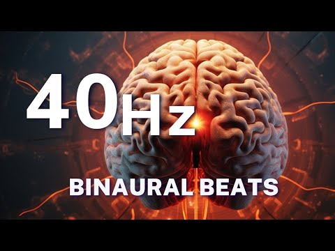 40hz Binaural Beats, Perfect for Studying  and Concentration, Increase Brain Power, Improve Memory