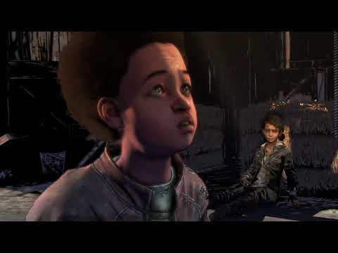 The Walking Dead The Final Season - AJ Protecting Clementine in the barn. (ALTERNATIVE CHOICES)