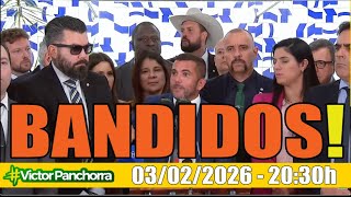 COLETIVA DE IMPRENSA MOSTRA DEPUTADOS INVESTIGADOS PEDINDO CPI DO BANCO MASTER!!!!!