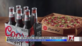 Pizza Hut looking to expand beer delivery; could be coming to NC