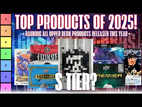 Ranking The BEST Upper Deck Hockey Products of 2025 !!
