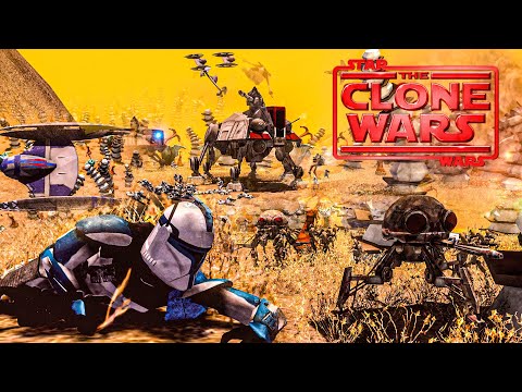 Star Wars the Clone Wars - Battle of Felucia! Part 2 (Cinematic) | Men of War Assault Squad 2