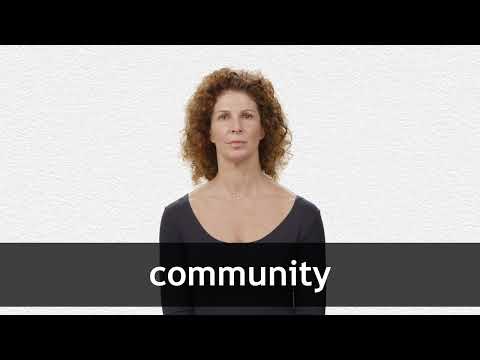 How to pronounce COMMUNITY in American English