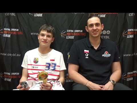 CEYBL U13, 8.11.2025, PRESS conference, BC Swiss Krono Żary - BA Sparta