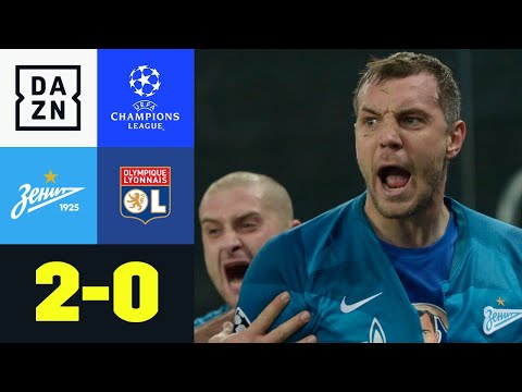 Dzyuba per Kopf, Ozdoev mit Glück: Zenit auf Rang 2: Zenit - Lyon 2:0 | UEFA Champions League | DAZN
