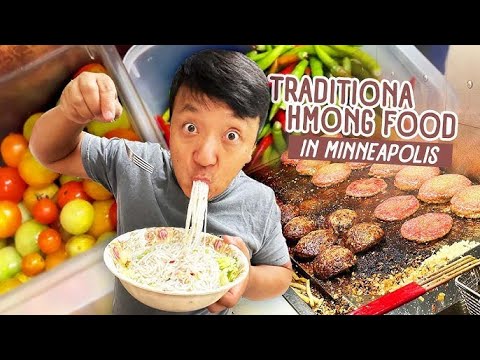 TRADITIONAL Hmong Food at HMONG VILLAGE in St. Paul ...