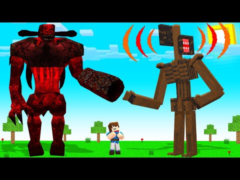 Playing As SIREN HEAD To DEFEAT THE ULTIMATE DEMON (Secret Abilities!) - Minecraft Mods Gameplay