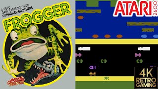 Frogger Atari 2600 4k Gameplay