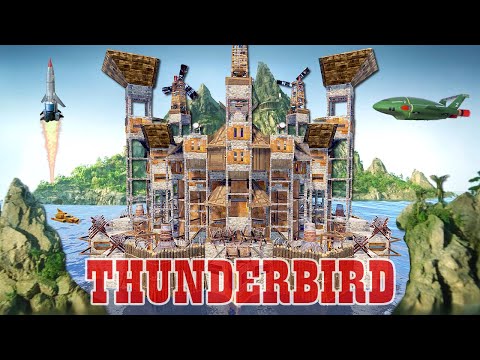 THUNDERBIRD • Six Bunkers • Open Core • Funnel • Mobility Ring • 8-12 Man Rust Clan Base