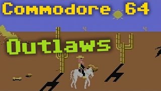 CC64 playing "Outlaws" (1986). Game #105.