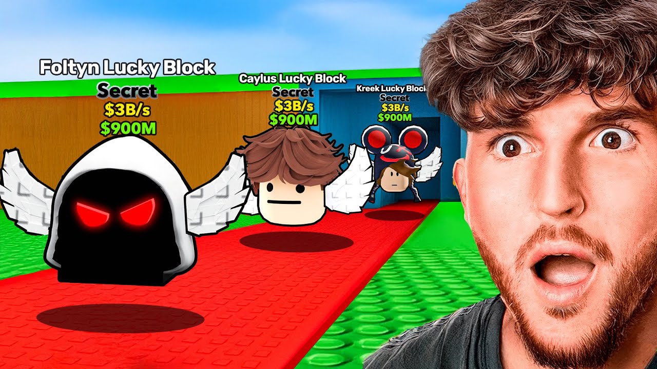 I Opened 100 YouTuber Lucky Blocks!