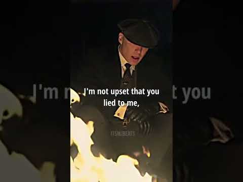 I'm not upset that you lied to me|Peaky blinders🔥|Thomas Shelby|Status|Quotes|#youtubeshorts