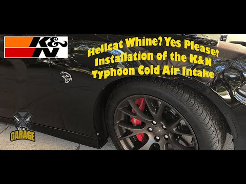 Hellcat Whine? Yes Please! Diesel installs the K&N Series 69 Typhoon Cold Air Intake on the Hellcat
