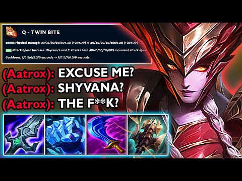 AD SHYVANA IS THE MOST OP THING IN LEAGUE NOW (RIOT BUFFING THE WRONG CHAMPION)