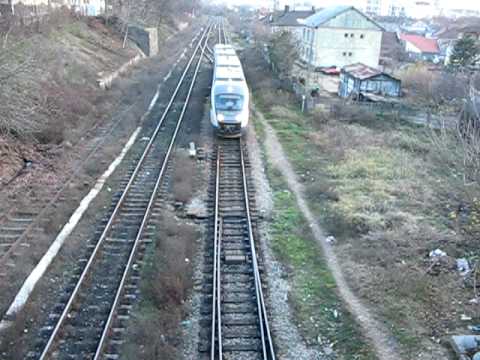 Trenul A 1935 la intrare in Gara Oradea