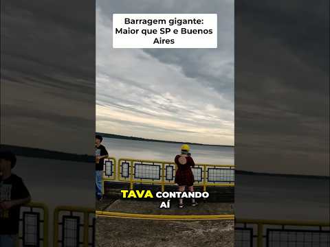 Represa Gigante: Maior que São Paulo #shorts Itaipu binacional