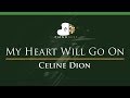 Celine Dion - My Heart Will Go On - LOWER Key (Piano Karaoke)