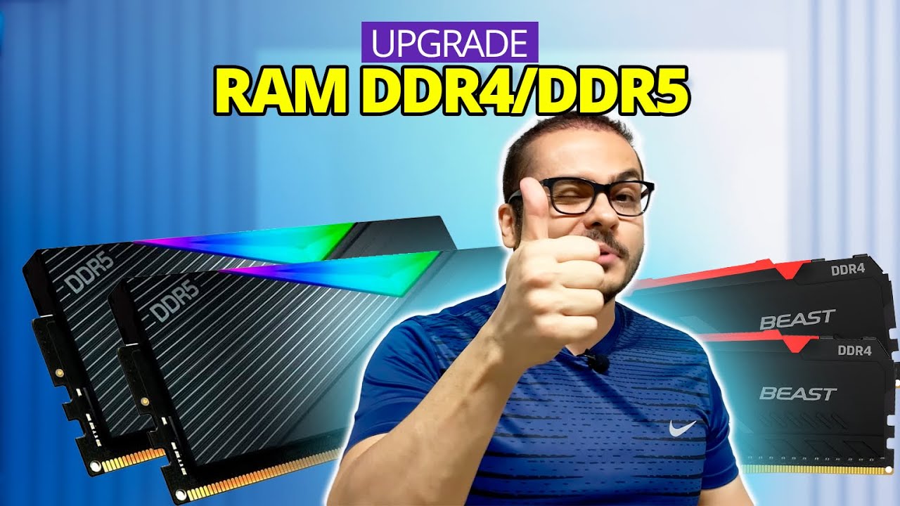 UPGRADE NO SEU PC GAMER - MEMÓRIA RAM DDR4 E DDR5 - SAIBA QUAL COMPRAR