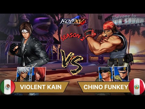 KOF XV 🔥 VIOLENT KAIN (Kyo/K'/Iori) vs CHINO FUNKEY (Ralf/Clark/Heidern) 🔥 Replay Match
