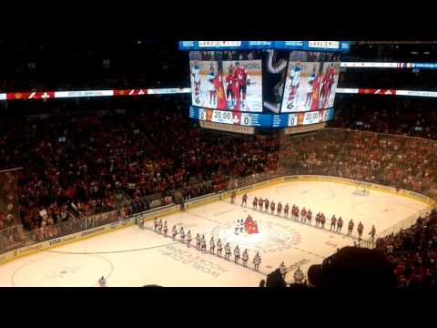 Canada vs Russia WCH 2016 pre game show and anthems