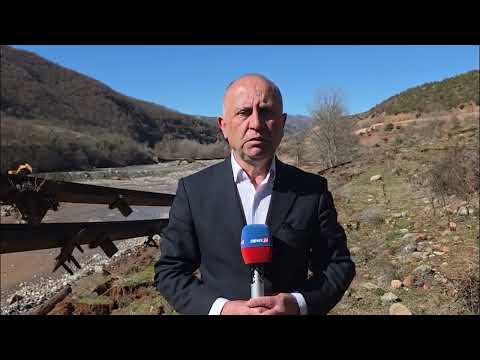 Shembja e rrugës,nis çmontimi i Urës së Dragostunjës.Po punohet për të devijuar rrjedhën e lumit