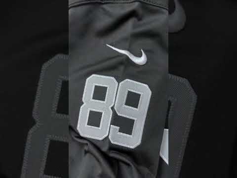 NFL jersey | Las Vegas Raiders |Bowers Nike Black 2024 NFL Jersey #sportsjersey #nfl #rugby#jersey