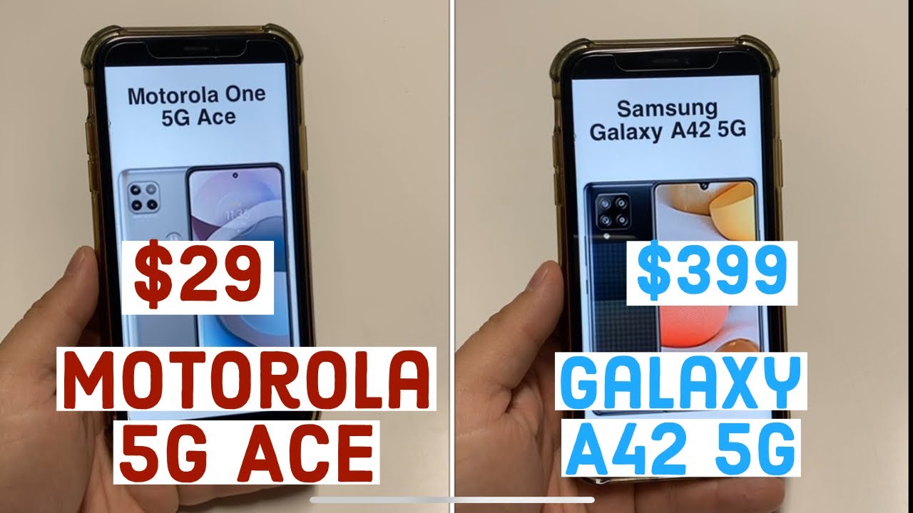 Motorola One 5G Ace vs Samsung Galaxy A42 5G - Which is better ?