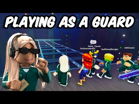 I became a GUARD in ROBLOX SQUID GAME