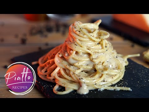 Spaghetti Cacio e Pepe Recipe | Easy, FOOLPROOF, Authentic | PIATTO RECIPES Italian Cooking