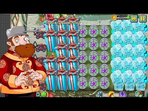 Plants Vs Zombies 2 Eventos de Cumpleaños Parte 2