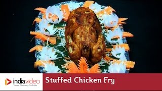 Kozhi Nirachu Porichathu - Malabar Cuisine