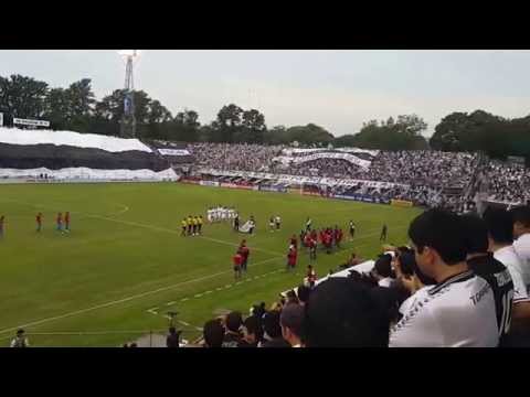 "Recibimiento Hinchada de Olimpia en Para Uno Vs. Nacional - 12/04/2015" Barra: La Barra 79 &bull; Club: Olimpia