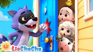 Download lagu Knock Knock, Who’s There? | Wolf and Baby Animals | EP238 | Nursery Rhymes & Kids Songs | LiaChaCha mp3