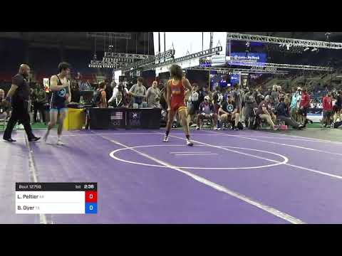 160 Lbs Consi Of 64 #2 - Luke Peltier, Alaska Vs Benjamin Dyer, Texas 92b0