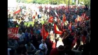 Himno de Andalucía Manifestación Huelga General 14N