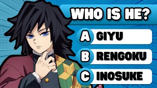 DEMON SLAYER QUIZ 👺⚔️ How Much Do You Know About DEMON SLAYER? Kimetsu no Yaiba Season 4 Quiz 🤍