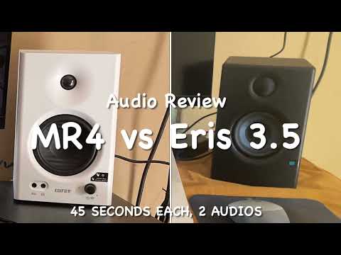 Presonus Eris 3.5 vs Edifier MR4 | Sound Test | 2 Audios | 45 Seconds Each