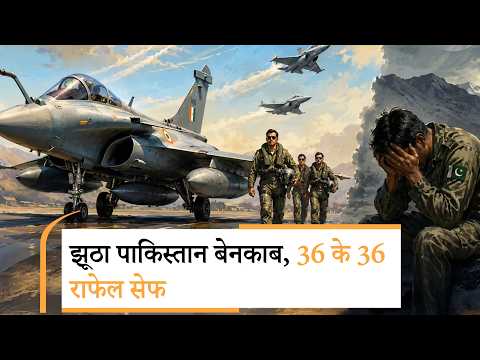 Rafale Jet Pakistan Expose |36 के 36 राफेल सुरक्षित, पाक दावों की फिर धज्जियां उड़ गई | Trump|Munir