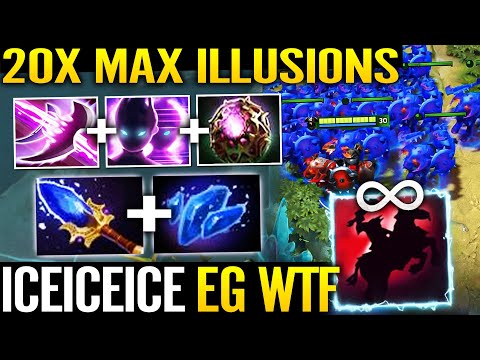 WTF 20x ILLUSION Team! Cancer Chaos Knight f.t Spec ICEICEICE EG Best Offlane Build 7.29 Dota 2 Pro