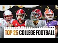 CBS Sports Top 25 Countdown College Football: Alabama, Clemson, Georgia in TOP 5 | CBS Sports HQ