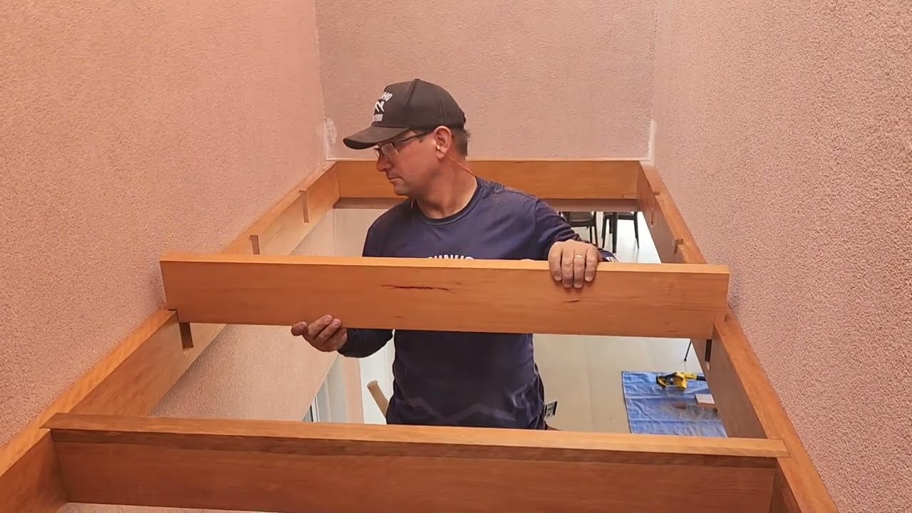 COMO FAZER UM PERGOLADO DENTRO DE CASA#diy