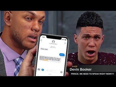 NBA 2K18 PS4 KNICKS MYGM - ANDREW SANDERSON TOLD D.BOOKER HE'S GETTING TRADED!!! (EP.38)
