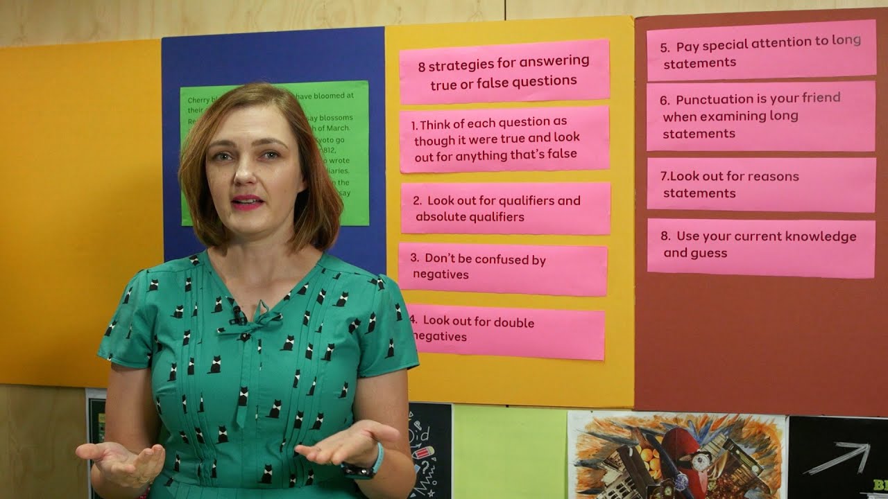 Academic English: Answering True Or False Questions