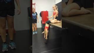 Emery Conditioning at Dance Rehearsal