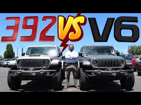 NEW Jeep Wrangler Rubicon 392 vs V6 Wrangler: Is The 392 Worth An Extra $25,000?
