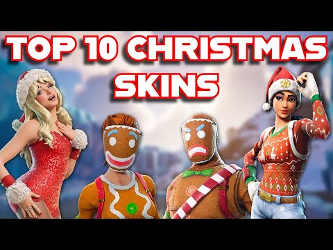 Ranking The TOP 10 CHRISTMAS SKINS In Fortnite HISTORY...