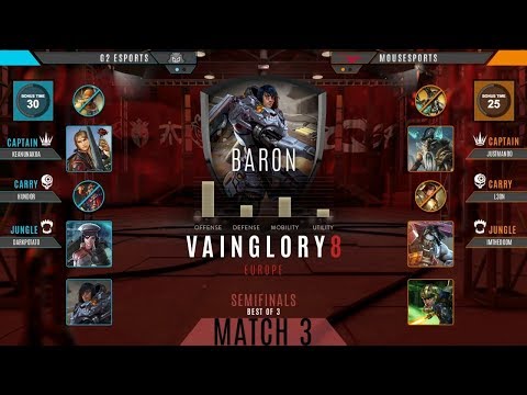 G2 Esports vs Mousesports Game 3 Semifinal | Vainglory 8 EU Autumn 2017 Split 2 Week 1