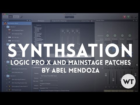 Synthsation - Apple Mainstage and Logic Pro X patches by Abel Mendoza Productions