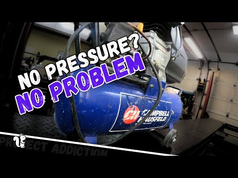 Cheap Fix for an Air Compressor That Won't Build Pressure